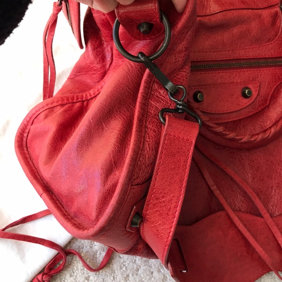 BALENCIAGA 2010 CLASSIC CITY IN RED - Picture 7 of 8